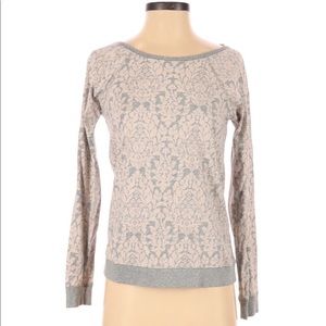J.Crew floral lace printed long sleeve tee XS